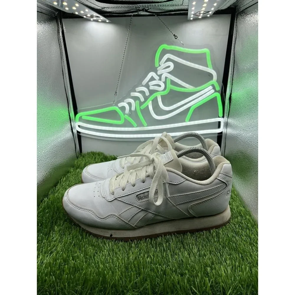 Reebok Classic‎ Harman Run CM9940 White Casual Shoes Sneakers Wmns Size 9 M7.5